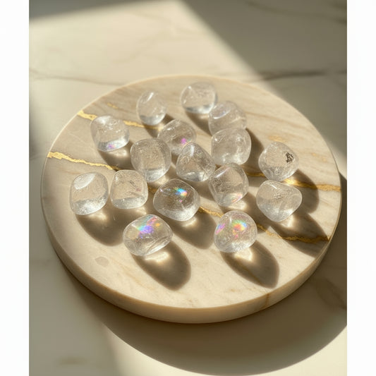 Bergkristall med regnbåge – Portal of Inner Rainbows ✨