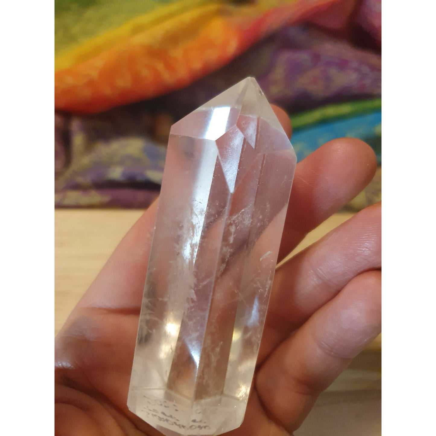 Bergkristall spets/torn c:a 8 cm