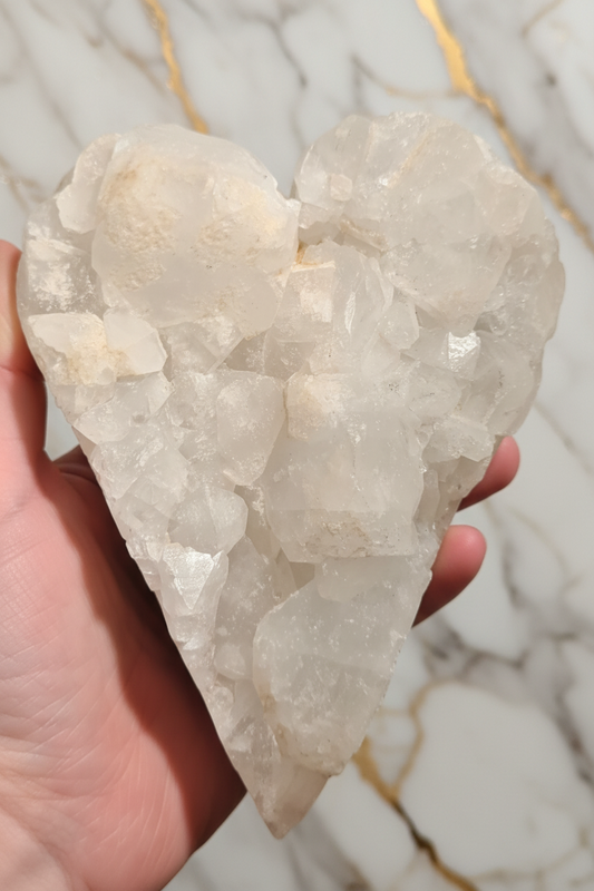 Bergkristall hjärta