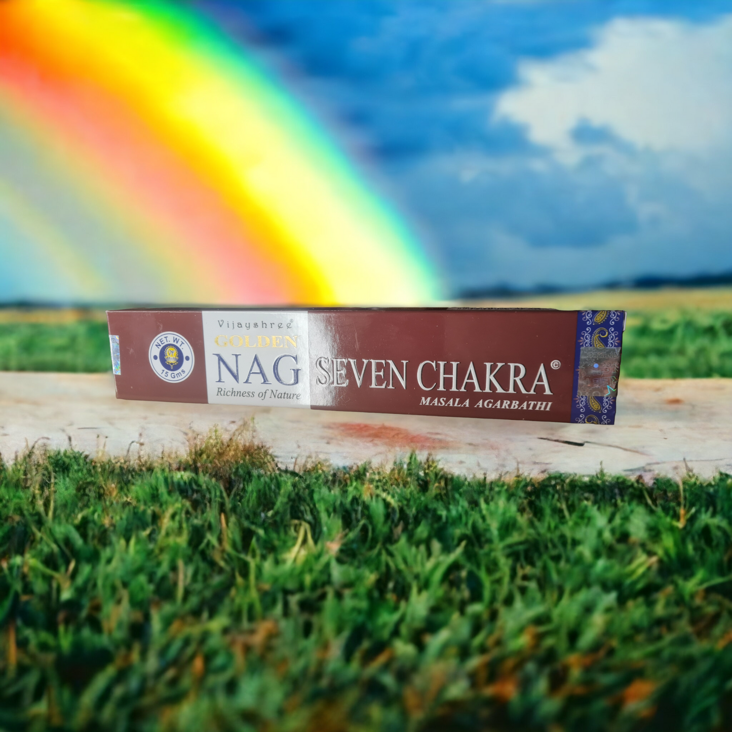 Nag champa seven chakra rökelsepinnar, 15g
