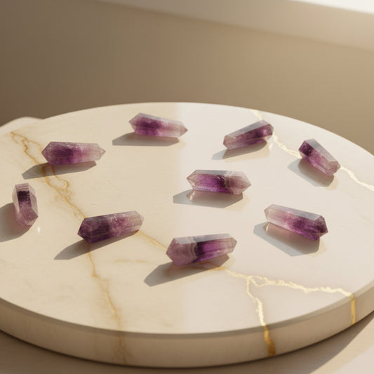 Ametist – Dubbelterminerade Spetsar - Väktare av Stillhet och Klarhet💜✨️